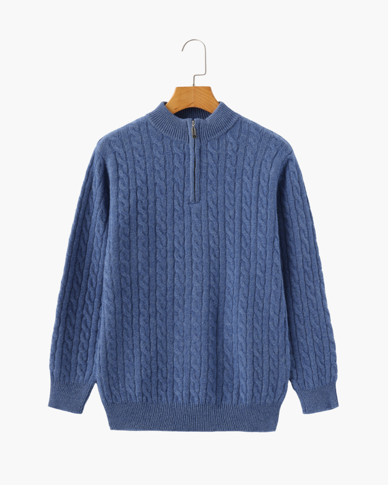 Dorte™ | Cashmere Half-Zip Sweater