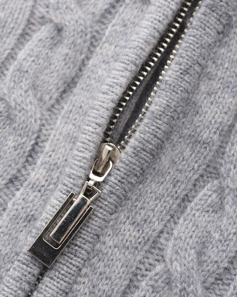 Dorte™ | Cashmere Half-Zip Sweater