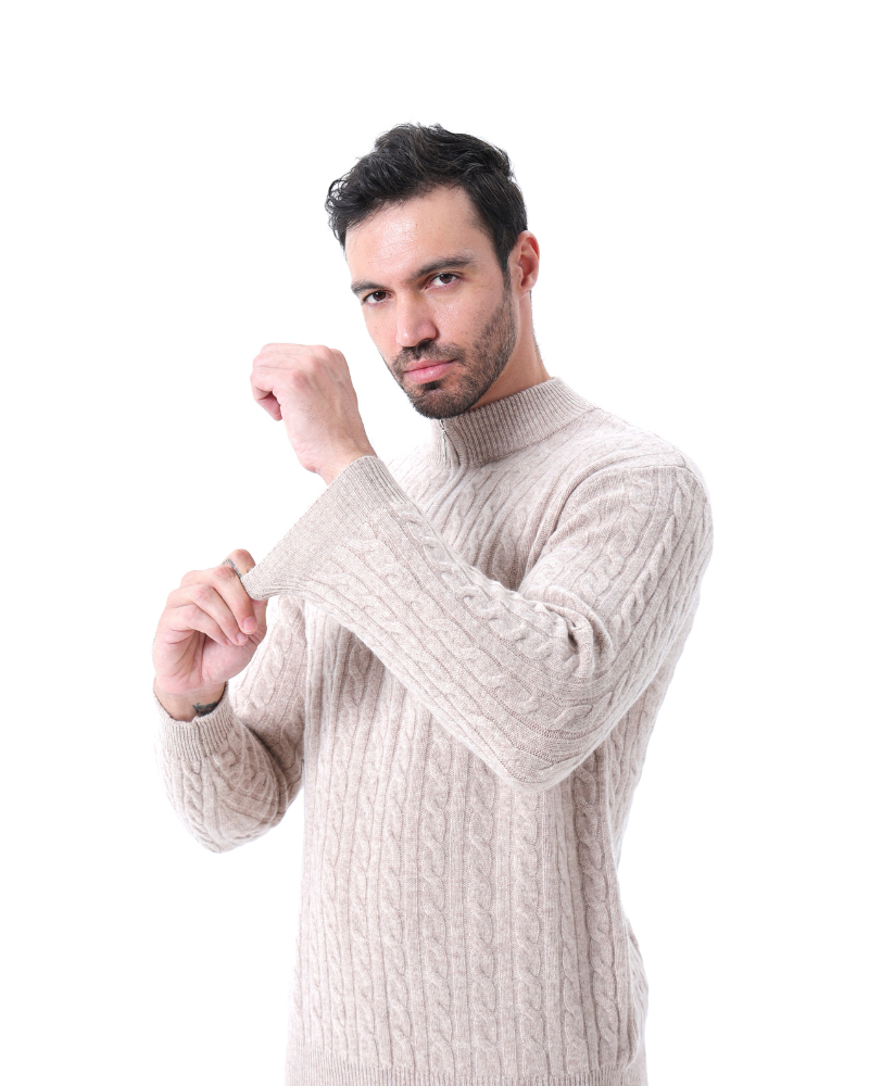 Dorte™ | Cashmere Half-Zip Sweater