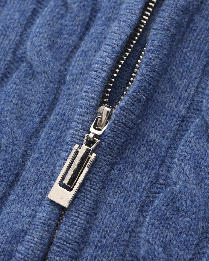 Dorte™ | Cashmere Half-Zip Sweater