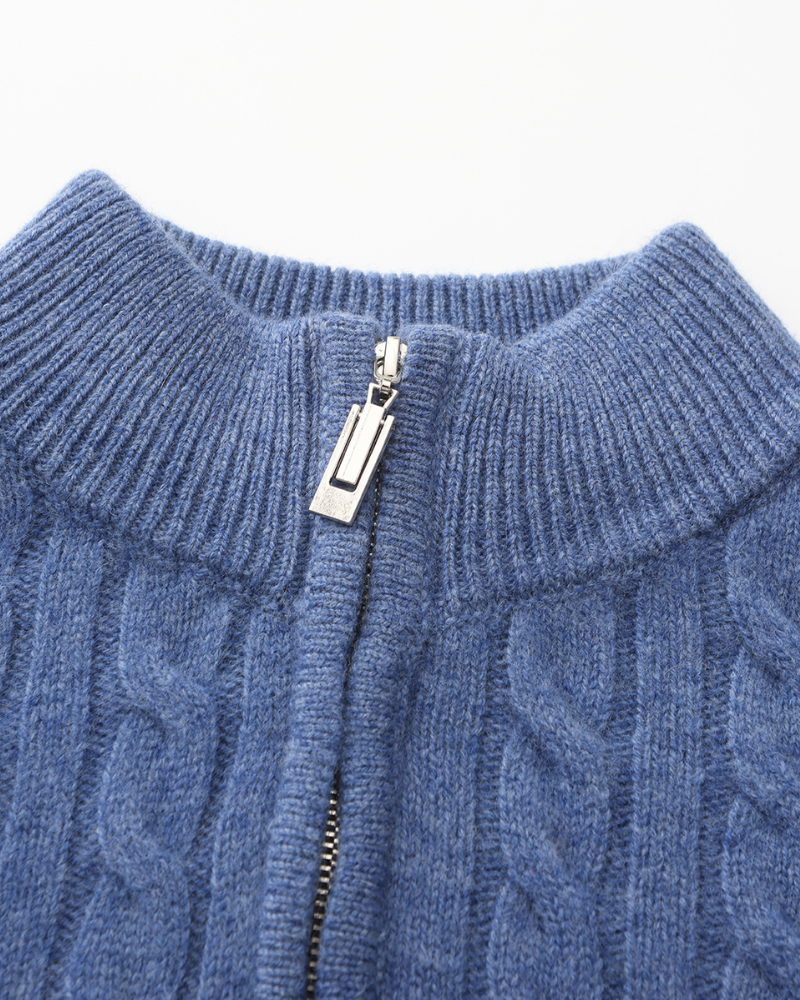 Dorte™ | Cashmere Half-Zip Sweater